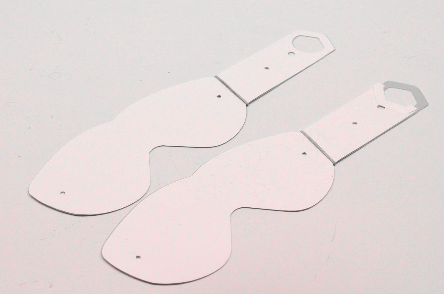 Spy 050044183007 Alloy Tear Off with Clip Clear 20 Pack NOS