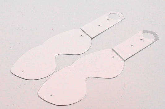 Spy 050044183007 Alloy Tear Off with Clip Clear 20 Pack NOS
