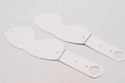Spy 050044183007 Alloy Tear Off with Clip Clear 20 Pack NOS