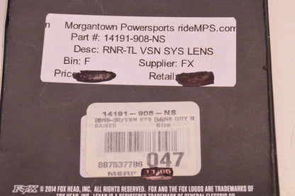 Fox Racing 14191-908-NS Air Space Replacement Lens NOS