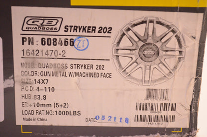 QuadBoss 608466, 16421470-2 Stryker 202 14x7 +10mm (5+2) NOS
