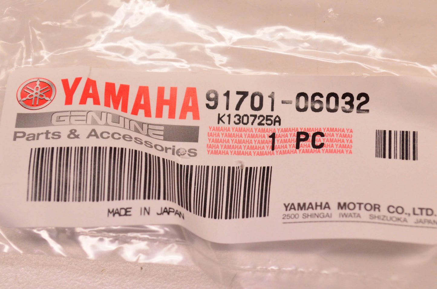 New OEM Yamaha 91701-06032-00 Pin NOS