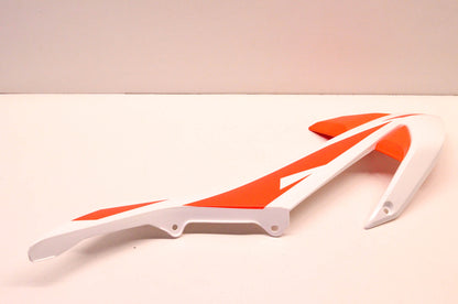 New OEM KTM 4630805400028B Radiator Shroud Orange & White NOS