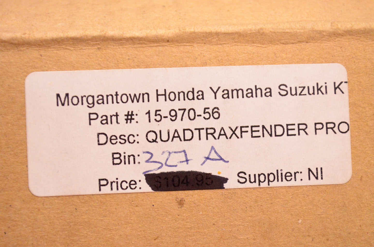 Quadrax 15-970-56 Fender Protector Kit NOS
