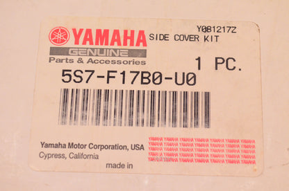 New OEM Yamaha 5S7-F17B0-U0-00 Chrome Battery Side Cover Kit NOS