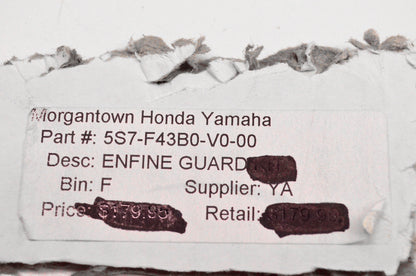 New OEM Yamaha 5S7-F43B0-V0-00 Big Bar Engine Guard NOS