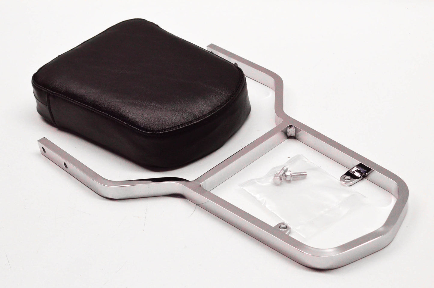 New OEM Honda 08F75-MCK-100Q Chome Backrest & Pad Kit NOS