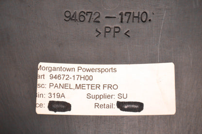 New OEM Suzuki 94672-17H00 Meter Front Panel NOS