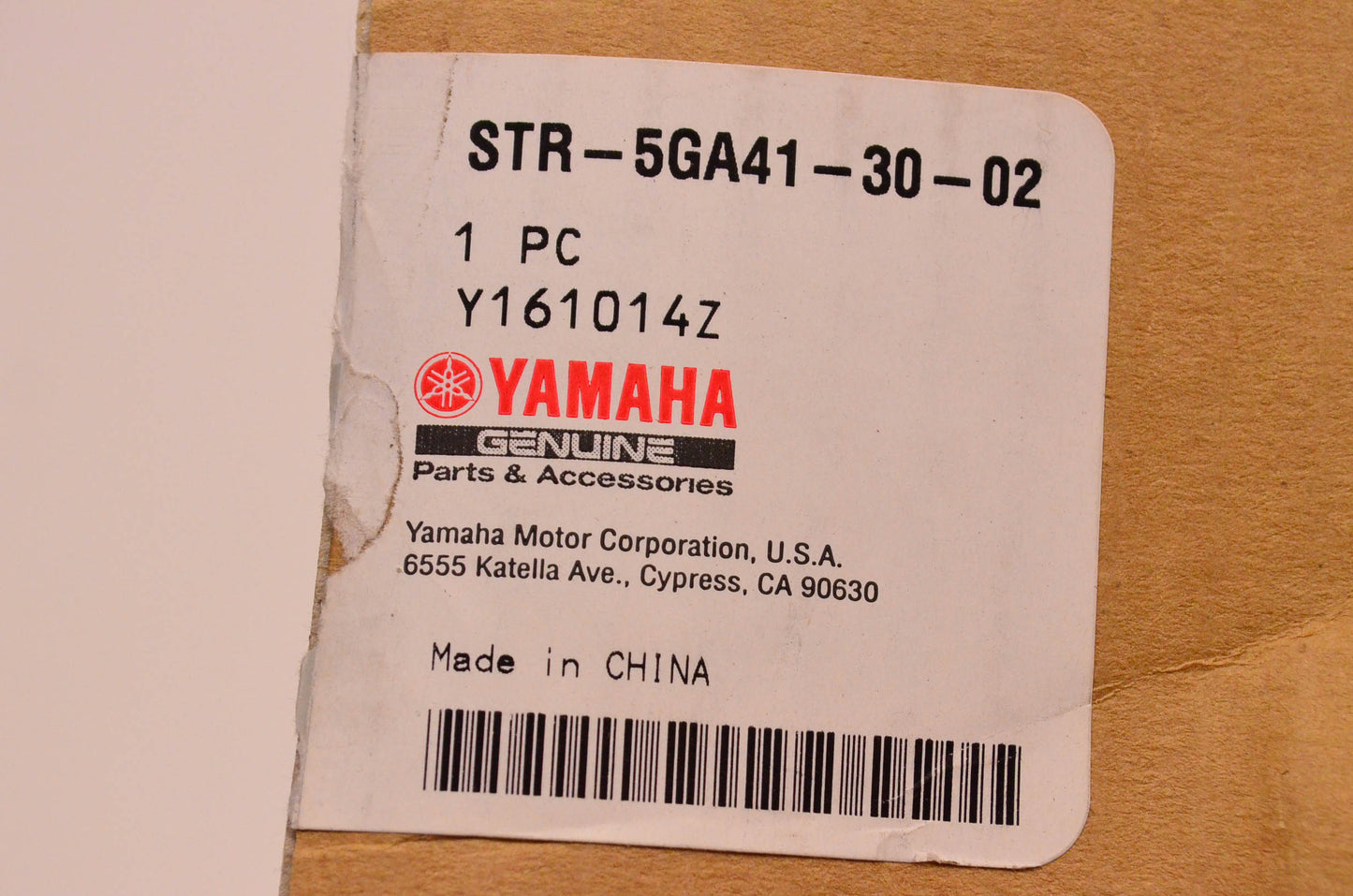 New OEM Yamaha STR-5GA41-30-02 Deluxe Upright Backrest Kit NOS