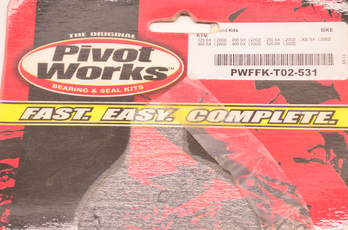 Pivot Works PWFFK-T02-531, 52-09302 Seal/Bushing Kit NOS