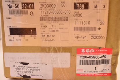 New OEM Suzuki 11210-05G00-0F0 Cylinder Assembly NOS