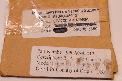 New OEM Suzuki 990A0-45013 King Quad A-Arm Kit NOS
