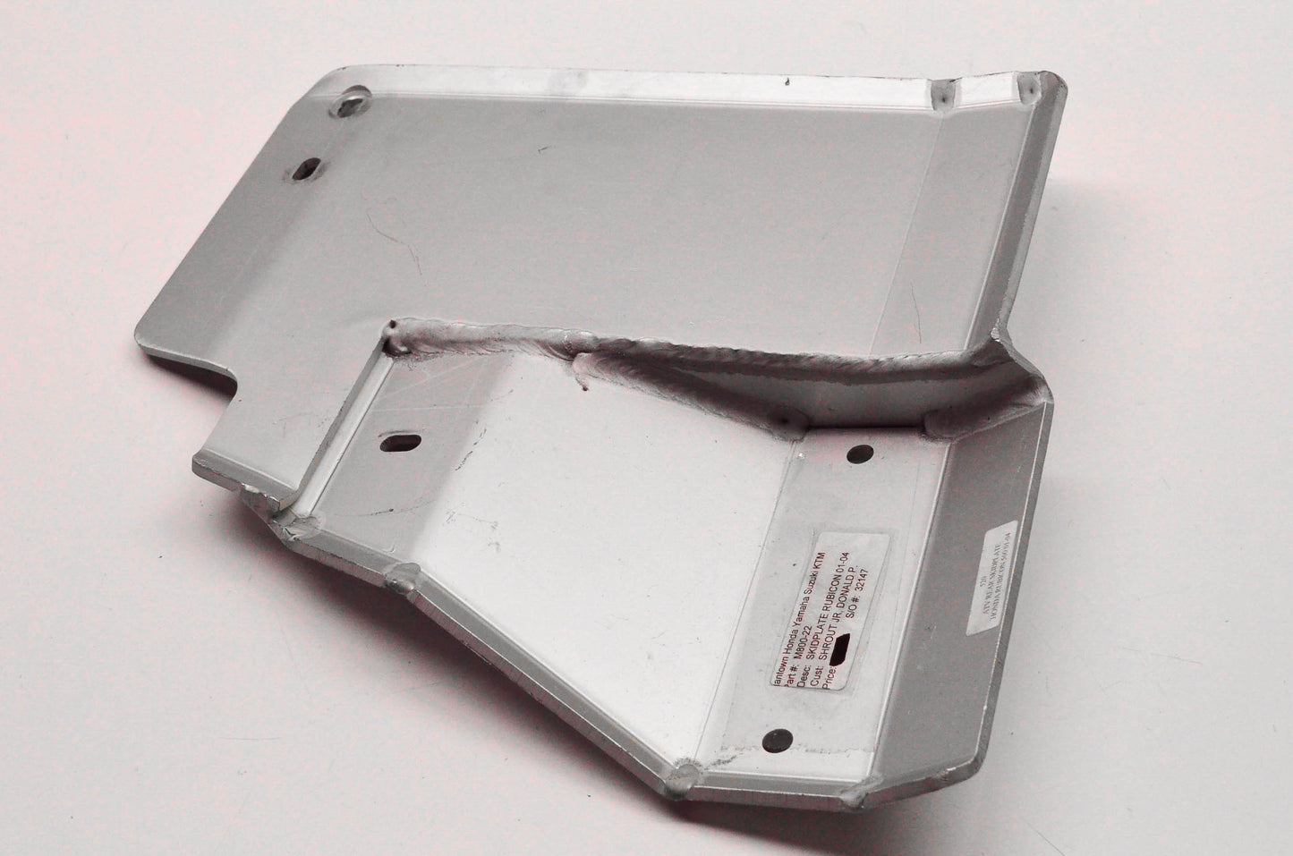 Aftermarket M800-22 Rear Differential Skid Plate