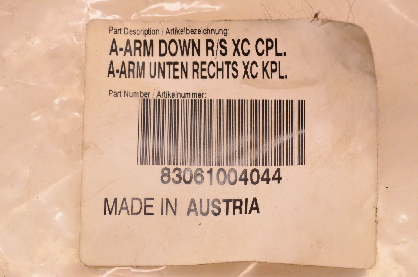 New OEM KTM 83061004044 A-Arm Kit Right Lower NOS