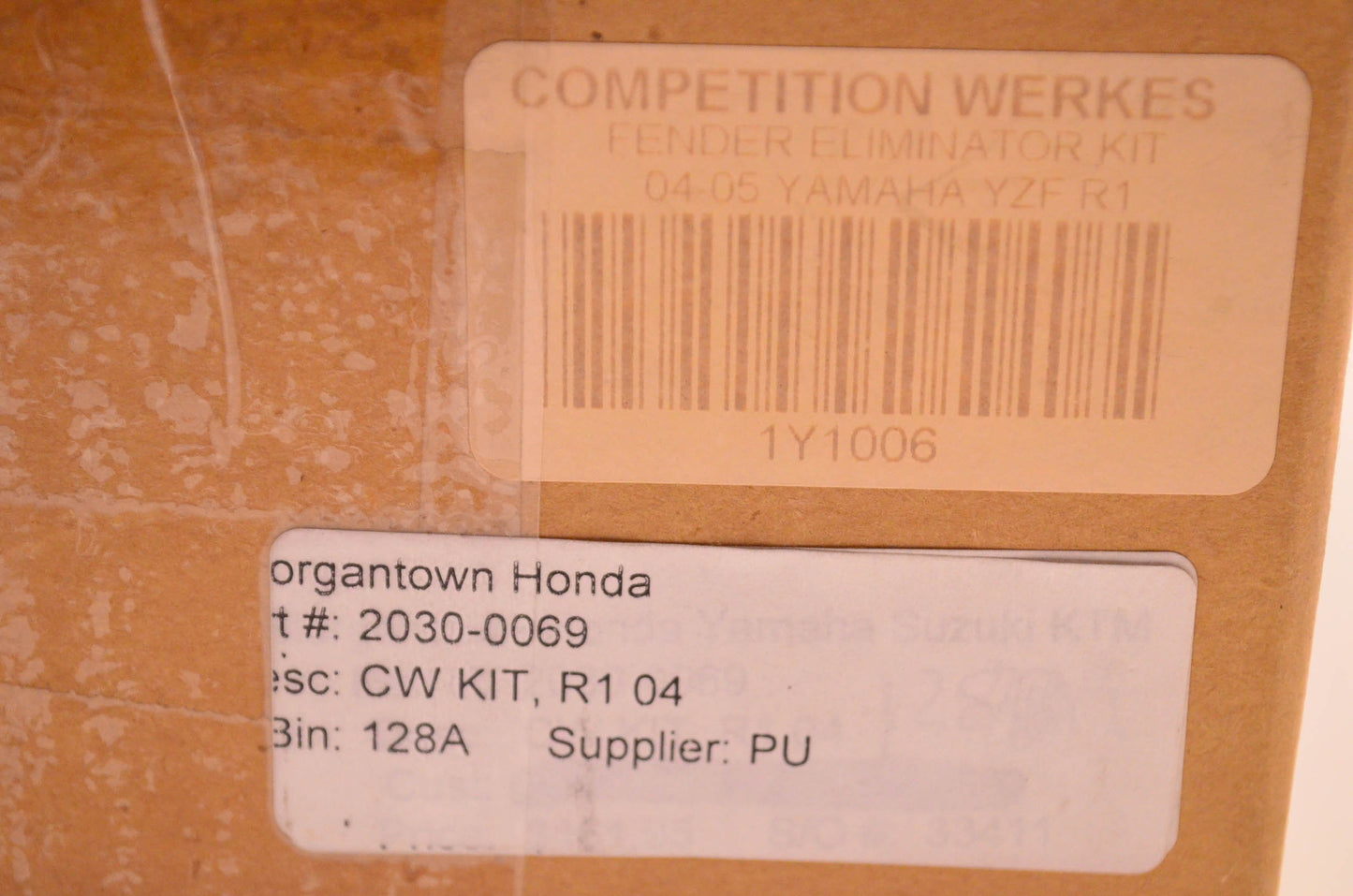 Competition Werkes 2030-0069 Fender Eliminator Kit NOS