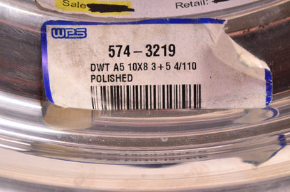 DWT 574-3219 Rim A5 10x8 3 + 5 4/110 NOS