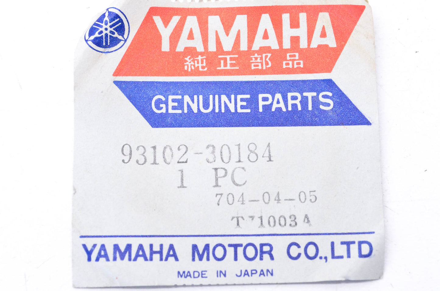New OEM Yamaha 93102-30184-00 Oil Seal NOS