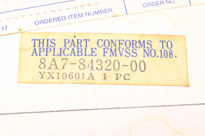 New OEM Yamaha 8A7-84320-00-00 Lens Assembly NOS