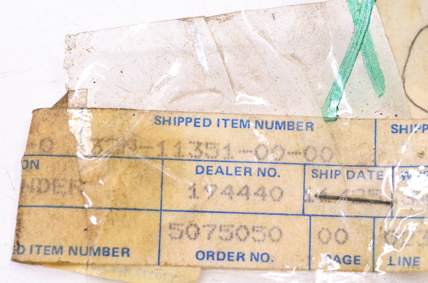 New OEM Yamaha 32N-11351-00-00 Cylinder Gasket NOS