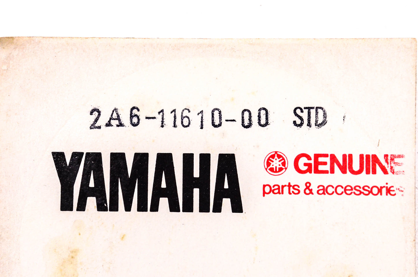 New OEM Yamaha 2A6-11610-00-00 Piston Ring Kit NOS