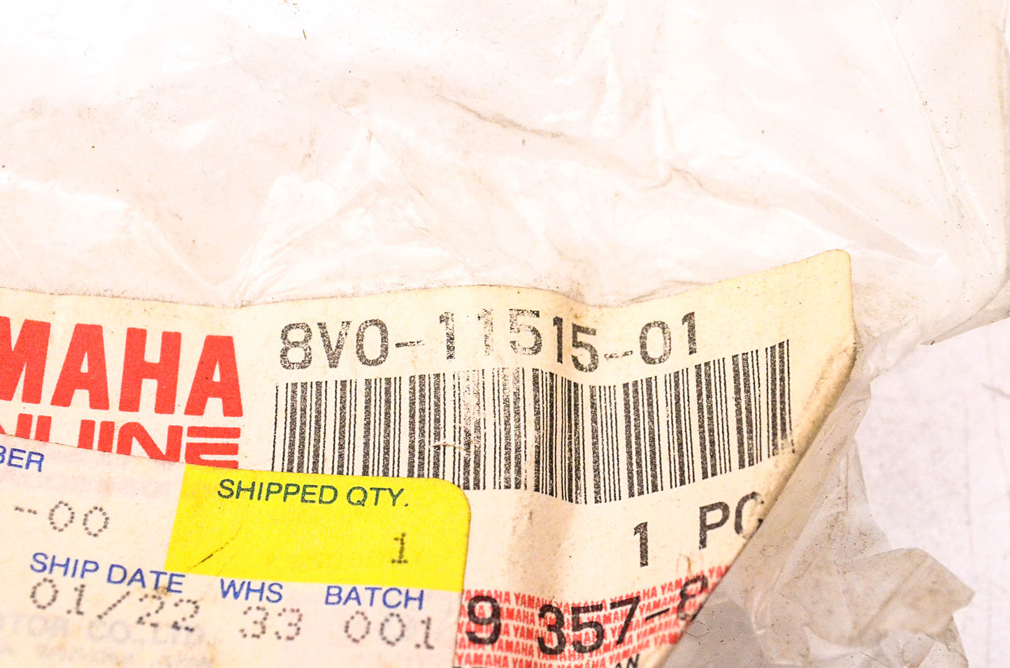 New OEM Yamaha 8V0-11515-01-00 Labyrinth Seal NOS