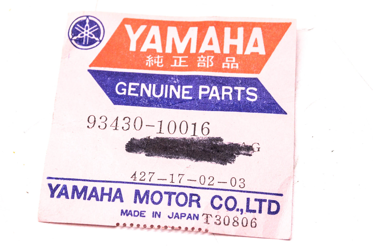 New OEM Yamaha 93430-10016-00 Circlip NOS