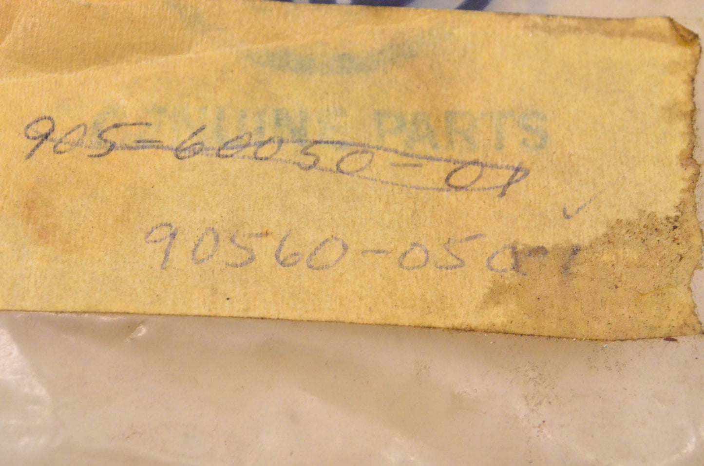 New OEM Yamaha 90560-05001-00 Spacer NOS