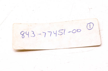 New OEM Yamaha 843-77451-00-00 EL433B Decal NOS