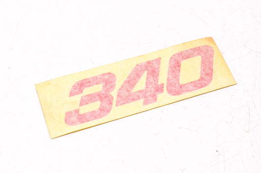 New OEM Yamaha 8J6-77356-00-00 ET340D Windshield Decal NOS