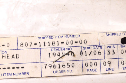 OEM Yamaha 807-11181-00-00 Cylinder Head Gasket