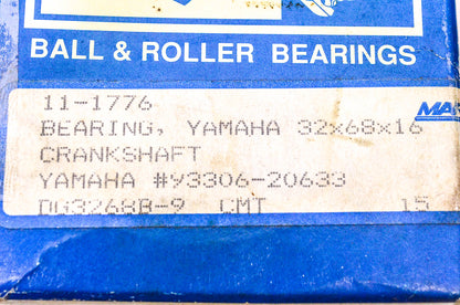 Koyo 93306-20633-00 Yamaha Ball Bearing NOS