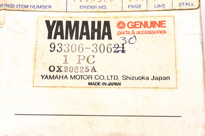 New OEM Yamaha 93306-30630-00 Ball Bearing NOS