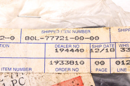 New OEM Yamaha 80L-77721-00-00 Bracket NOS