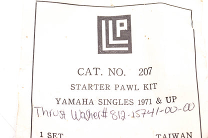 LLP 207, 812-15741-00-00 Starter Pawl Kit NOS