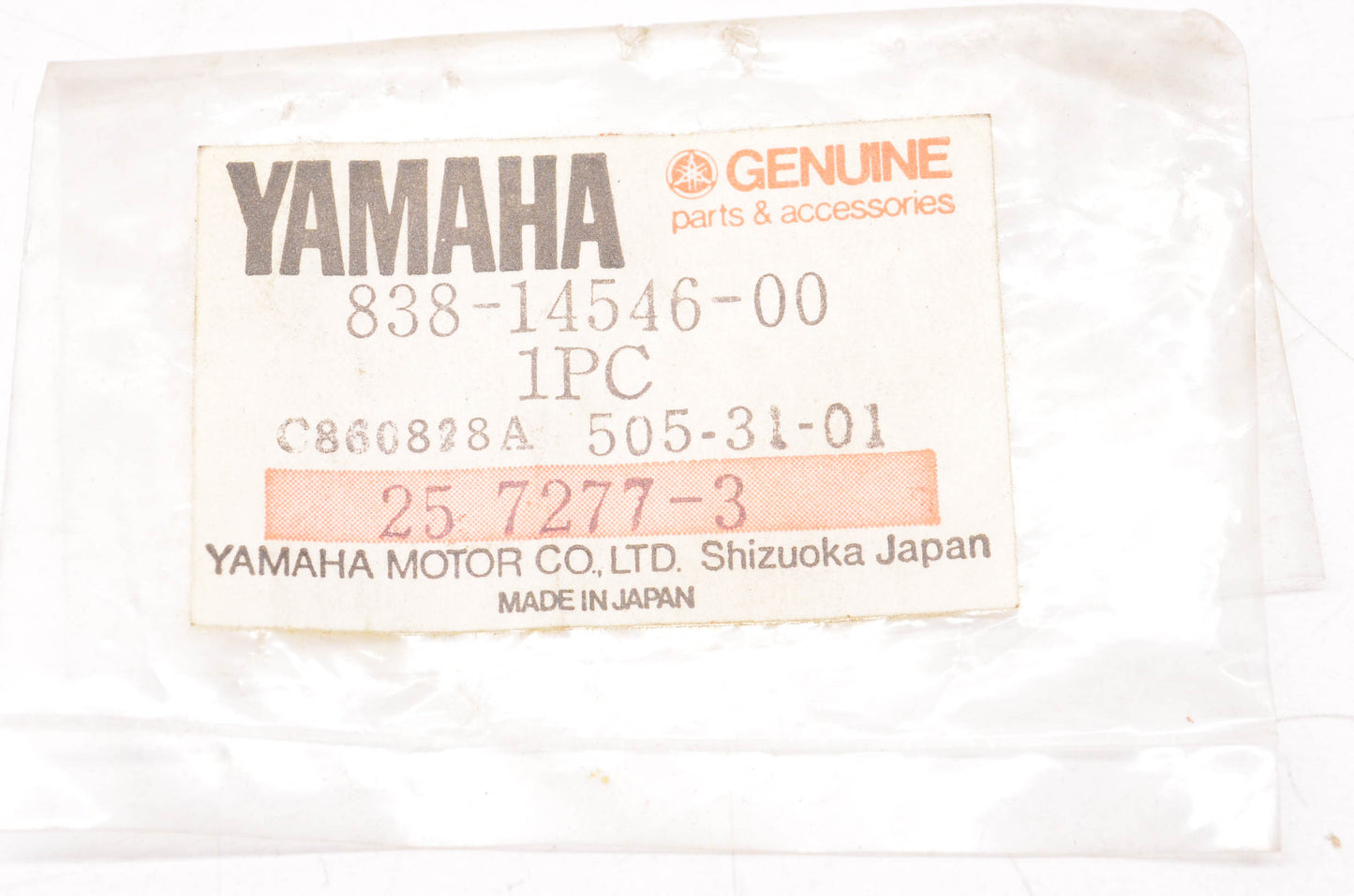 New OEM Yamaha 838-14546-00-00 Needle Valve NOS