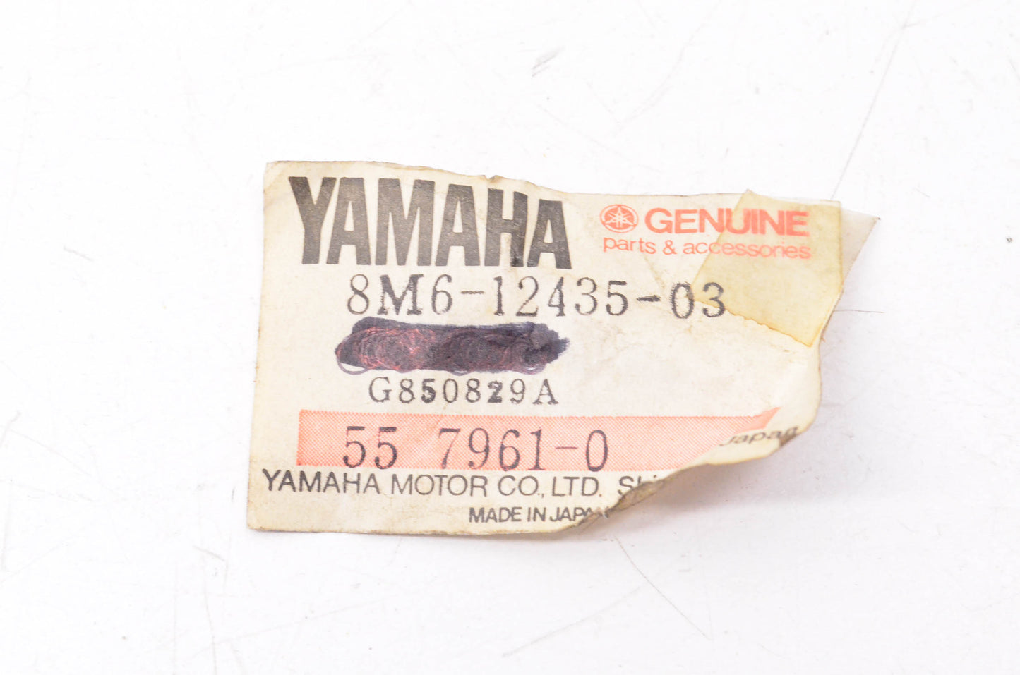 New OEM Yamaha 8M6-12435-03-00 Cylinder Head Coolant Gasket NOS