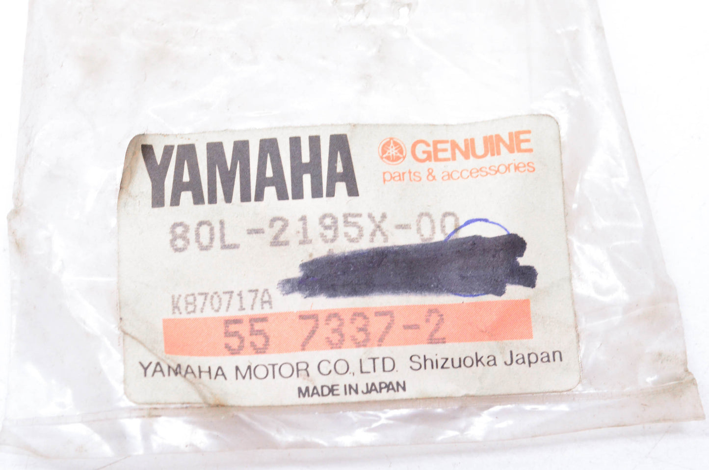 New OEM Yamaha 80L-2195X-00-00 Shroud Bracket Windshield NOS