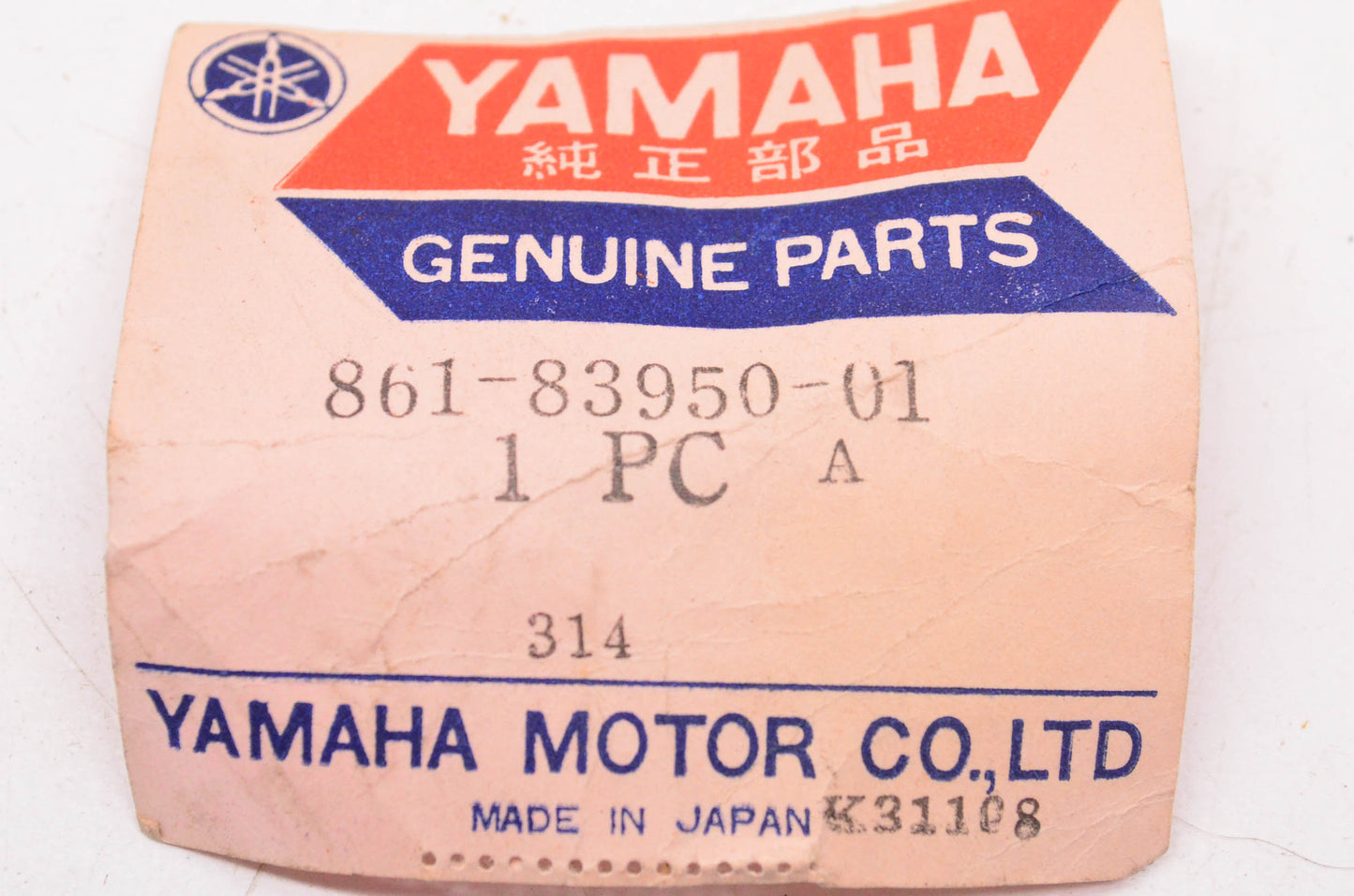 New OEM Yamaha 861-83950-01-00 Headlight Control Switch NOS