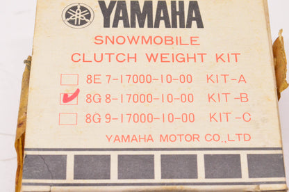 New OEM Yamaha 8G8-17000-10 Clutch Weight Kit NOS
