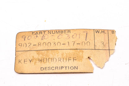 New OEM Yamaha 90280-03017-00 Woodruff Key NOS