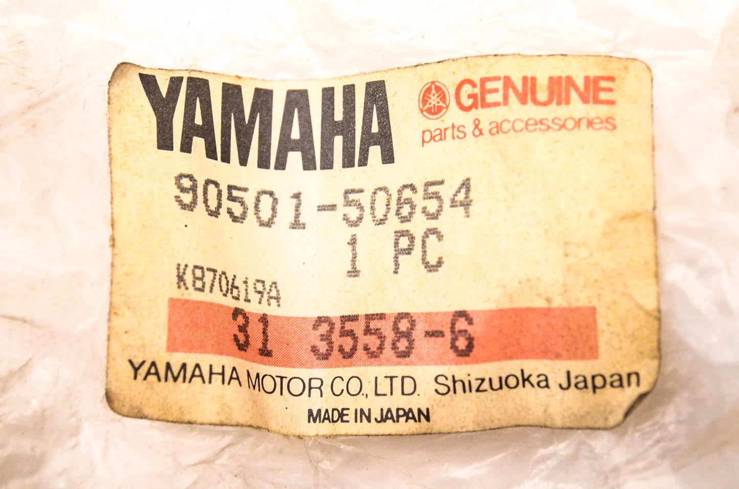 New OEM Yamaha 90501-50654-00 Compression Spring NOS
