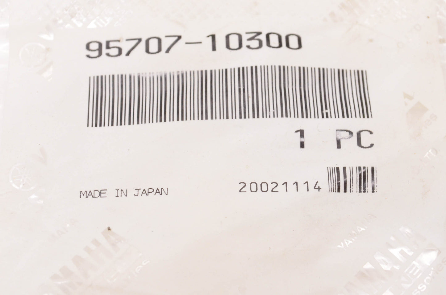 New OEM Yamaha 95707-10300-00 Nylon Nut NOS