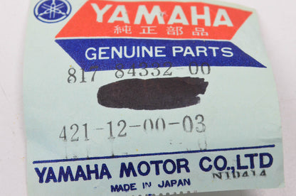 New OEM Yamaha 817-84332-00-00 Adjusting Screw Spring NOS
