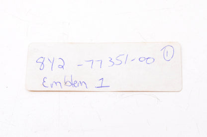New OEM Yamaha 8Y2-77351-00-00 Yamaha 340 Emblem 1 NOS