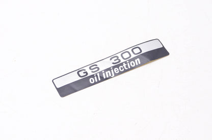 New OEM Yamaha 898-77451-00-00 GS300 Oil Injection Emblem NOS