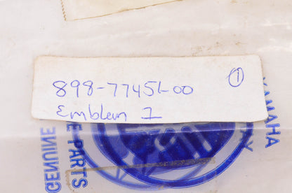 New OEM Yamaha 898-77451-00-00 GS300 Oil Injection Emblem NOS