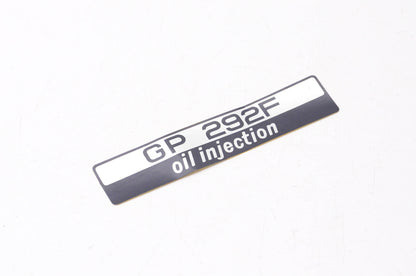 New OEM Yamaha 881-77451-00-00 GP292F Oil Injection Emblem NOS