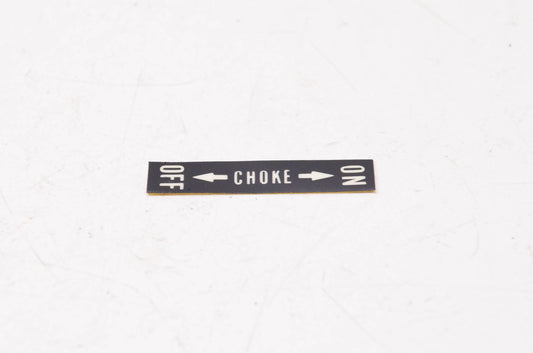 New OEM Yamaha 847-77455-00-00 Choke Indicator Sticker NOS