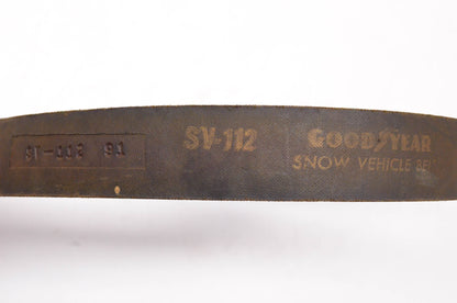 Goodyear SV-112, SV-112 91 Snowmobile Belt NOS