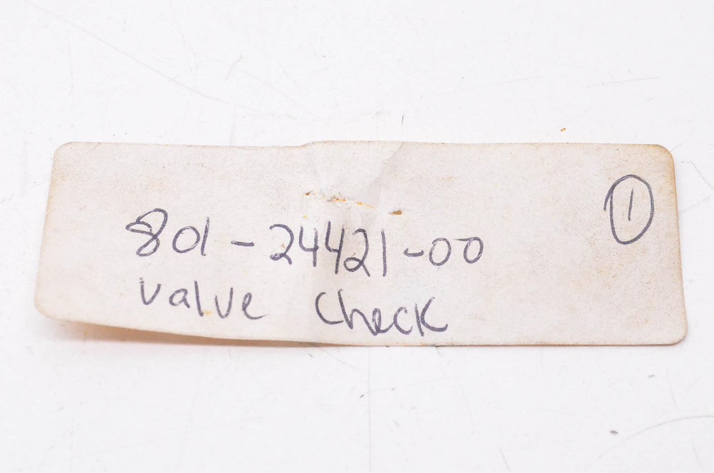 New OEM Yamaha 801-24421-00-00 Check Valve NOS